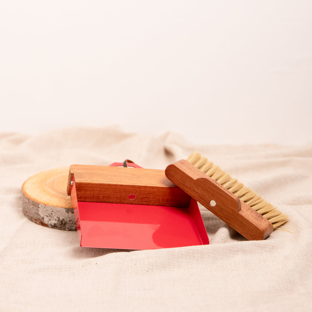 DULTON DUSTPAN & BRUSH RED｜ダルトン  ダストパン & ブラシ レッド