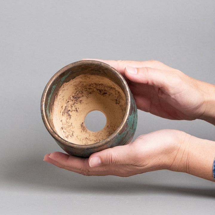 作家鉢　インディゴザウルス.ラボ｜(POT-0178-ES)