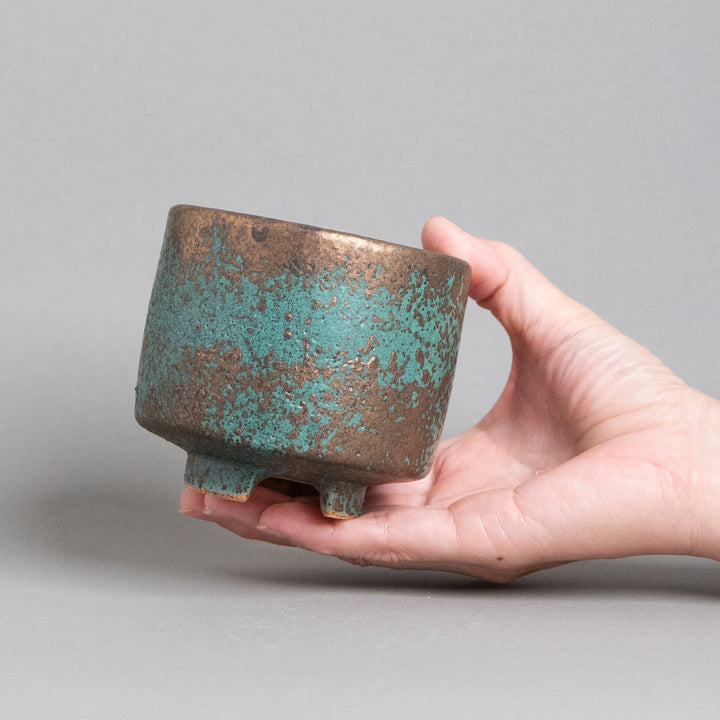 作家鉢　インディゴザウルス.ラボ｜(POT-0175-ES)