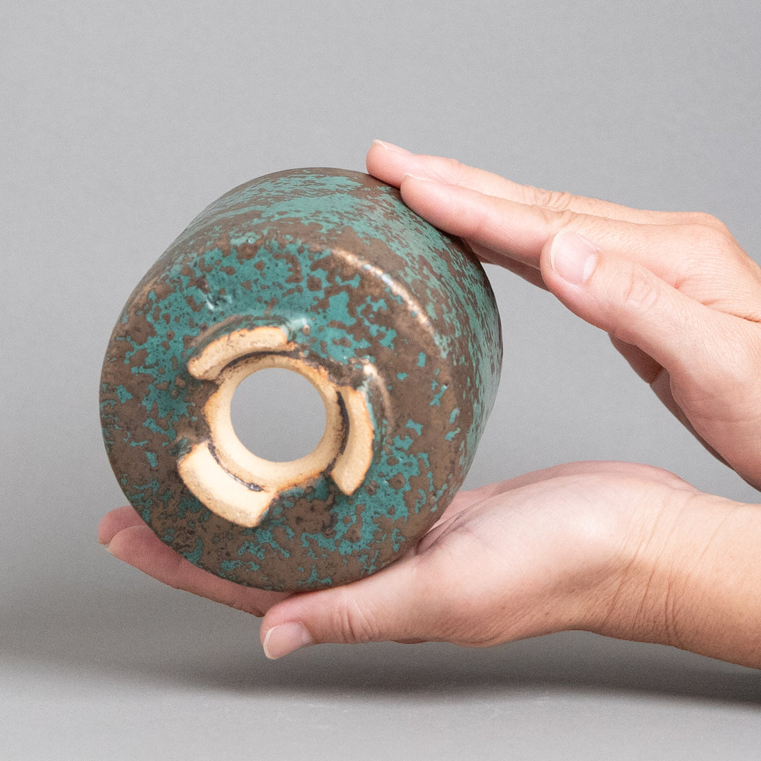 作家鉢　インディゴザウルス.ラボ｜(POT-0178-ES)