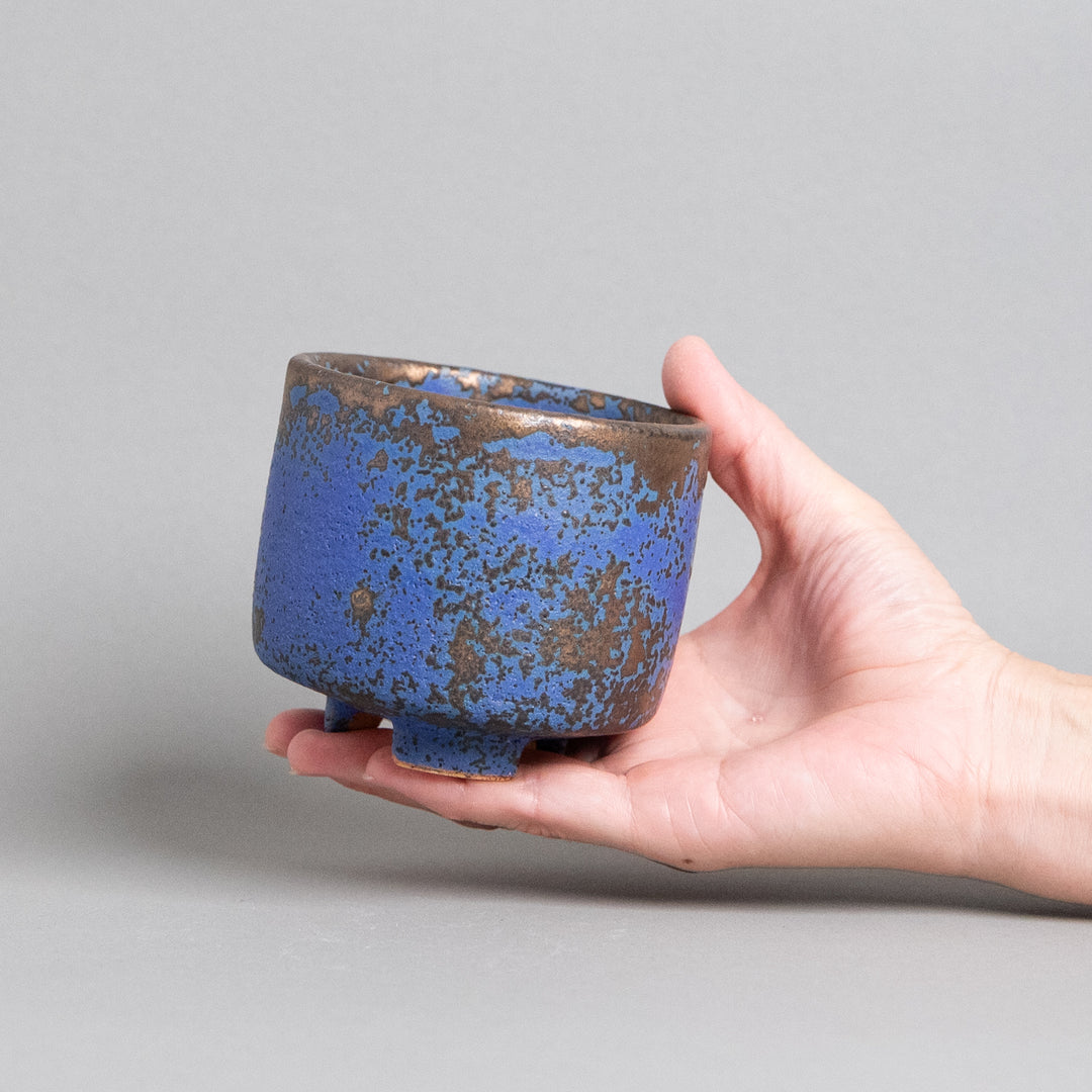 作家鉢　インディゴザウルス.ラボ｜(POT-0176-ES)