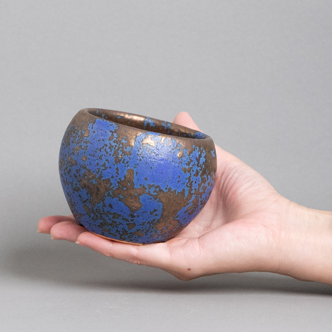 作家鉢　インディゴザウルス.ラボ｜(POT-0173-ES)