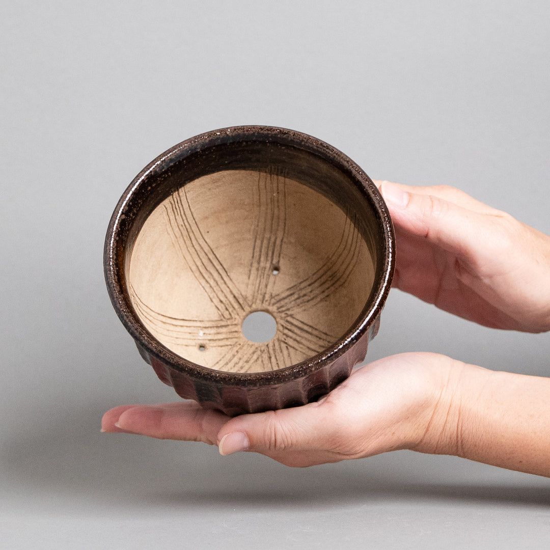作家鉢　土秀窯　和田隆男 ｜(POT-0032-ES)