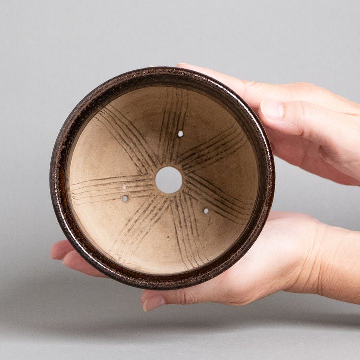 作家鉢　土秀窯　和田隆男 ｜(POT-0032-ES)