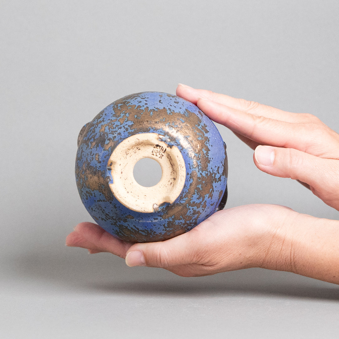 作家鉢　インディゴザウルス｜(POT-0182-ES)