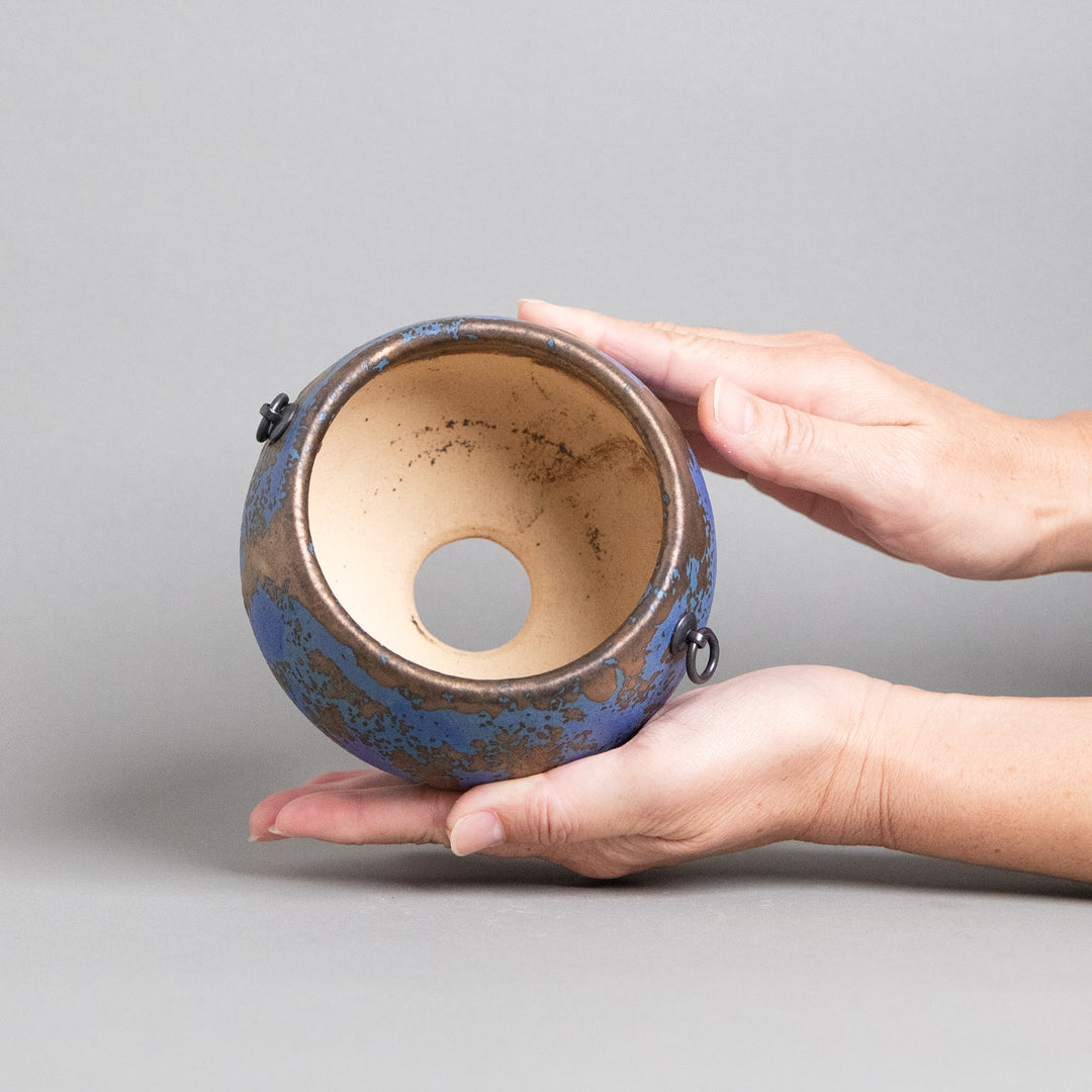 作家鉢　インディゴザウルス.ラボ｜(POT-0185-ES)