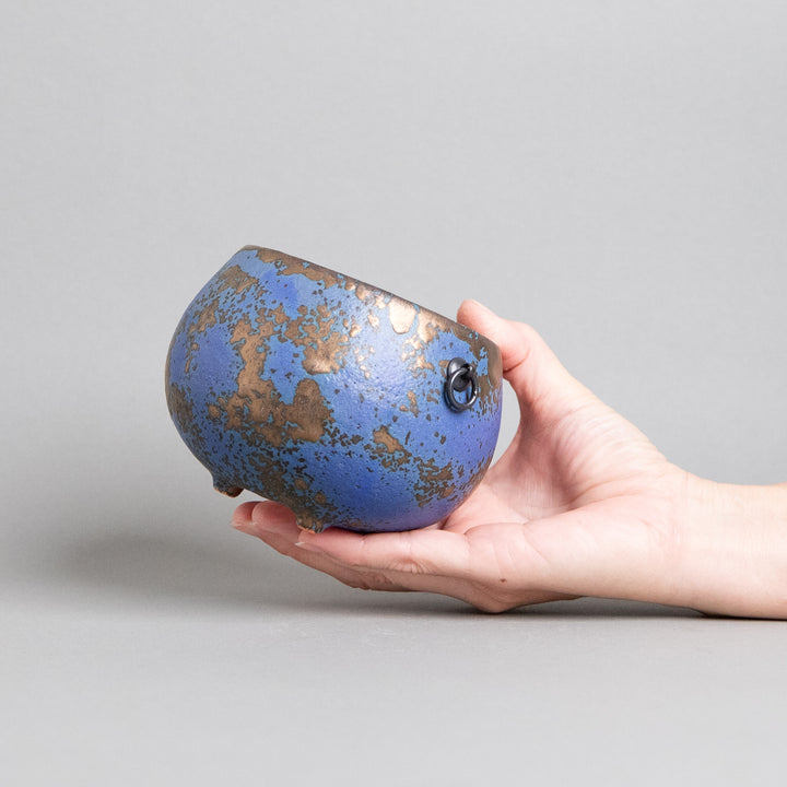 作家鉢　インディゴザウルス.ラボ｜(POT-0185-ES)