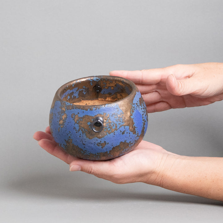 作家鉢　インディゴザウルス.ラボ｜(POT-0185-ES)